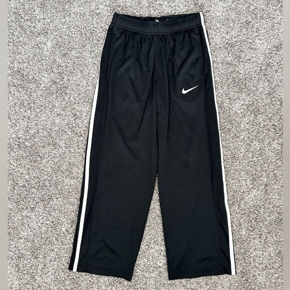 nike dri fit sweatpants black youth size small - Picture 1 of 6